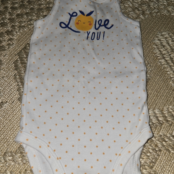 Carter's White and Neon Baby Onesie - Picture 10 of 11